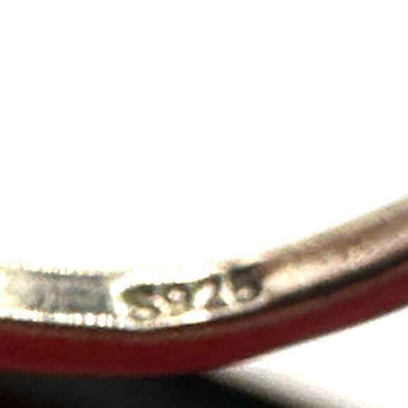 Silver heart rhinestone ring - Picture 5 of 9